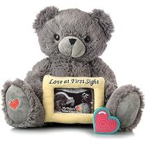 Amazon.com: My Baby's Heartbeat Bear Stuffed Animal, 20 Sec ...