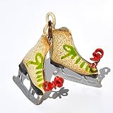 Miniature Fairy Garden Ice Skates, Set of 2