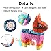 Donkey Pinatas - 2 Sizes Mexican Pinatas with Hanging Loop (13 x17 in)- Colorful Festival Party Supplies Favor for Fiestas, Cinco de Mayo Decorations, Mexican Themed Party