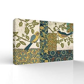 Wall26-Canvas Wall Art-Classcial Flower and Bird Painting-Giclee Painting Wall Art for Bedroom Living Room Home Decoration - 12x18 inches