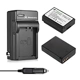 Powerextra 2 Pack LP-E10 Batteries and Charger Replacement for Canon EOS Rebel T3, T5, T6, T7, Kiss X50, Kiss X70, EOS 1100D, EOS 1200D, EOS 1300D, EOS 2000D, EOS 1500D Digital Cameras
