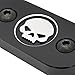 Frenshion Compatible for Motorcycle CNC Chain Inspection Cover Guard Chrome Skull Protect For Harley Davidson Sportster XL 883 1200 2014 2015 2016 Black