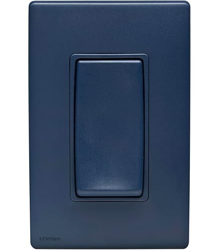 Leviton Renu Steckdose 15A, 125V – In Rich Navy, Manipulationssicher, Mit Farbwechsel-Option, Für Wohnbereich