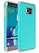 Galaxy S6 Edge Plus case, E LV Samsung Galaxy S6 Edge Plus (SHOCK PROOF DEFENDER) Slim Case Cover **NEW** Full protection from drops and impacts for Samsung Galaxy S6 Edge Plus [MINT/TEAL]