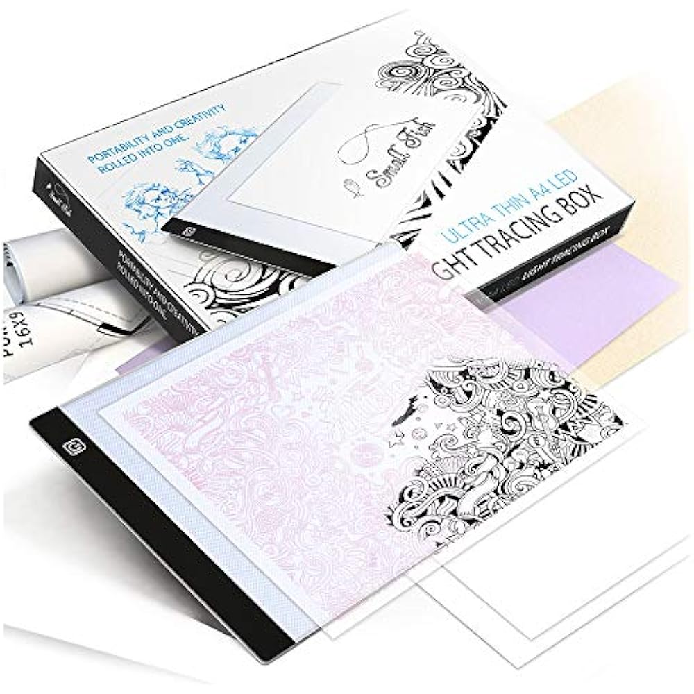 Tracing Light Box Drawing, A4 Ultra Thin Portable LED Lightbox Kid