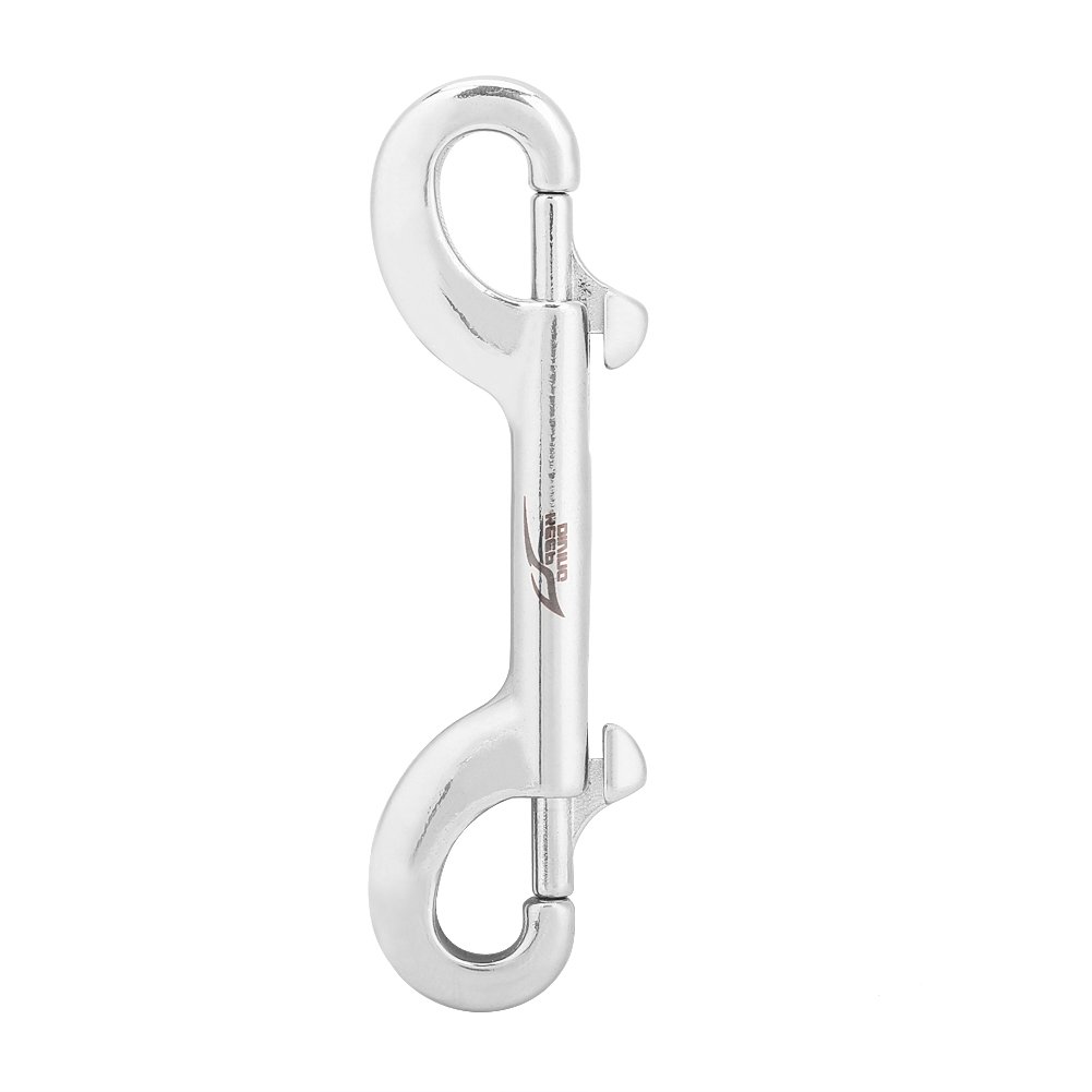 SolUptanisu Scuba Double End Snap Diving Clips, Double Ended Clip, Double End Snap Clip,316 Stainless Steel Double End Diving Snap Double Ended Snap For Bcd, Diving Equipment
