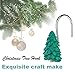 FITNATE Shower Curtain Hooks, 12 PCS Anti-Rust Decorative Shower Curtain Hooks for Home, Bathroom, Bedroom, Baby Room, Living Room & More -Christmas tree Woods Pine Tree