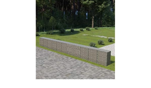 Muro de gaviones con Cubiertas Acero galvanizado 900x50x100 cmCasa ...