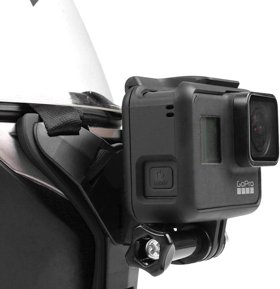 Action Kamera Halterung Gebogene Vordere Kinnhalterung Mit J Hook Kamerahalter Fur Dj Gopro Sportkamera Motorradhelm Kinnhalter N A Motorrad Helmhalterung Orange Kamera Foto Stativzubehor