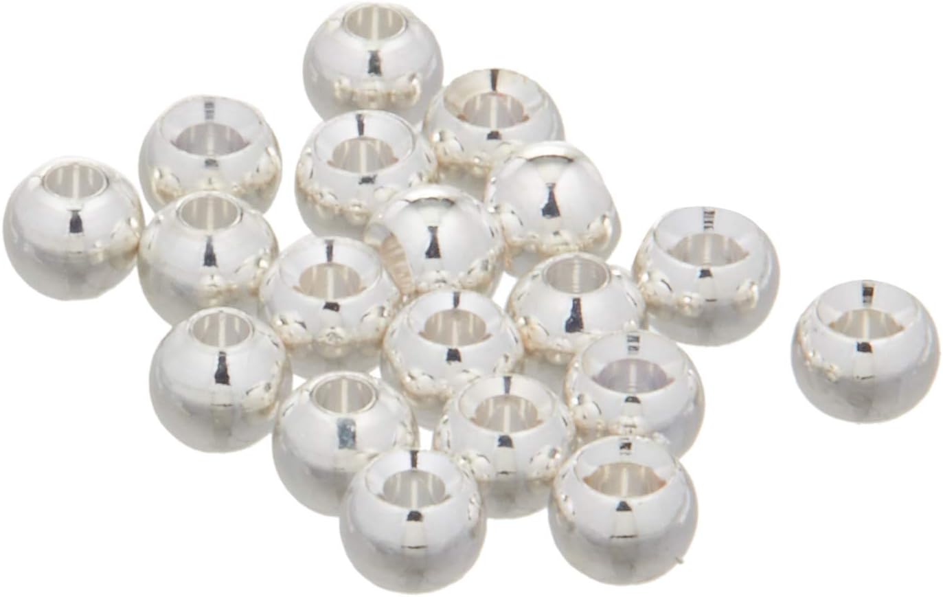 Aventik 50pc Brass Beads Tapered Hole Fly Tying Materials Lure Jig 10 Colors / 5 Sizes Fly Fishing