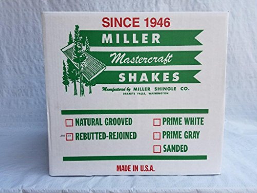 Miller Shingle 18 Inch Rebutted and Rejointed (R&R) Circular Sawn Cedar Sidewall Shingles 1 Square Carton - Image 7