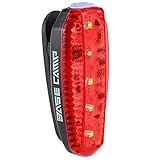 Base Camp LED USB Tail Light with Clip and Strap (Red)