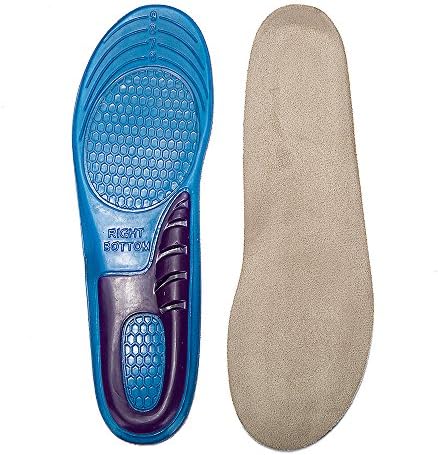 DOGDAN Memory Foam Orthopedic Silica Gel Shoe Insole, Sport Running Athletic Basketball Shoe Insoles Pads Inserts Pain Relief, Sports Insoles, Unisex Shoes。 (2-6 US, Blue/Grey)