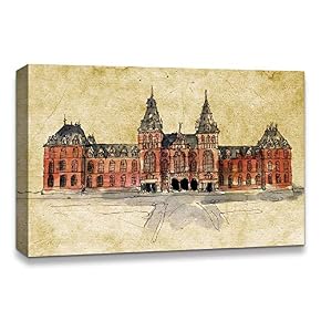 Freehand Sketching of Scenery Pictures Home Wall for...