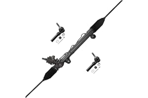 Detroit Axle - Rack and Pinion Kit for Buick Century LaCrosse Regal Chevrolet Impala Monte Carlo Pontiac Grand Prix, 1 Power Steering Rack & Pinion Assembly 2 Front Outer Tie Rod Ends Replacement