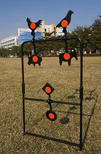 HHH Hunting® Bear Bottom Nut Cracker Freestanding Shooting Gallery Set - Air Gun Rifle Airsoft Animal Targets
