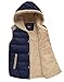 ZSHOW Women's Outwear Casual Thicken Qulited Hooded Vest Padded Fleece Jacket