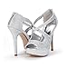 DREAM PAIRS SHOWGL/Claudia Women's Rhinestones Stiletto Heel Platform Pumps Shoes Lady
