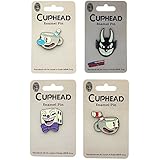 Cuphead Enamel Pin 4-Pack Set: Cuphead, Mugman, King Dice, Devil (NYCC'17 EXCL)