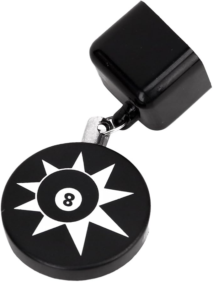 Billiards Snooker Pool Retractable Cue Chalk Holder with Belt Clip