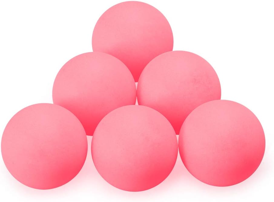 Ping Pong Table Tennis Balls 40mm Pink with No Logos – BigaMart