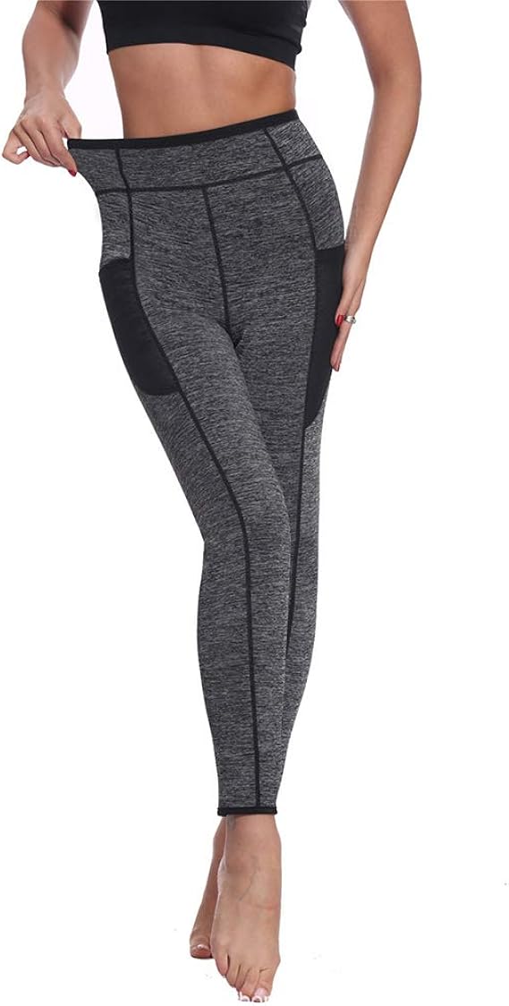 Amazon Co Jp スポーツタイツ ヨガパンツ コンプレッションタイツ レギンス スパッツ レディース ポケット付き ハイウェスト パワーストレッチ ヒップアップ レギンス 加圧吸汗速乾 9分丈 美脚 Uvカット 服 ファッション小物