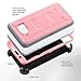 ULAK [Knox Armor] Rugged Dual Layer Hybrid Protective Case Front Cover Without Built in Screen Protector Holster for Samsung Galaxy Note 5 - Retail Packaging - Pink