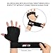 BHIVES Ventilated Workout Weight Lifting Gloves with Built-in Wrist Wraps Full Palm Protection & Extra Grip Support for Pull Ups, Cross Training, Fitness, WODs&Powerlifting Suits Men&Women (Black, M)