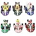 Coolinko 6 Mario Kart Pull Back Cars 2 Inch PVC Toys with 6