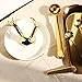 PuTwo Jewelry Tray Antlers Shaped Ring Holder Ceramic Jewelry Dish for Ring Earring Necklace Bracelet Jewelry Stand Gift for Birthday Christmas Wedding for Women Girl Friends - Gold