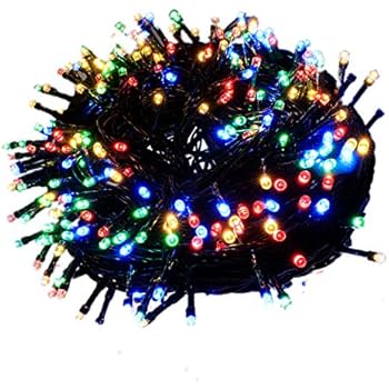 Twinkle Star 200 LED 66FT Fairy String Lights,Christmas Lights with 8 Lighting Modes,Mini String Lights Plug in for Indoor Outdoor Christmas Tree Garden Wedding Party Decoration, Multicolor