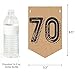 70th Milestone Birthday - Dashingly Aged to Perfection - Birthday Party Bunting Banner - Vintage Party Decorations - Happy Birthday