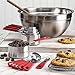 Go Simply Amazing Measuring Cups and Spoons Set – Perfect Measures For Liquid and Dry Ingredients Makes Cooking and Baking Simple - Red 12 Piece Stackable Set