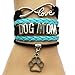 DOLON Infinity Love Dog Mom Bracelet Black with Blue