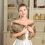 Zoestar Women's Faux Fur Shawls and Wraps Wedding Fur Stole Winter Fur Cape for Brides and Bridesmaids Zoestar Women's Faux Fur Shawls and Wraps Wedding Fur Stole Winter Fur Cape for Brides and Bridesmaids