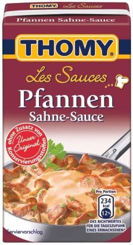 Thomy Les Sauces Pan Cream, Sauce (Pack of 12 x 250 ml)