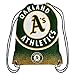 MLB Baseball Team Logo Drawstring Backpack Bag - Pick Team (Oakland Athletics)