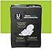 U by Kotex Extra* Long Maxi Pads with Wings, Unscented-30 ct