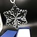 XIANGBAN Clear Crystal Snowflake Star Creative Snowflake Modeling Series Jewelry and Jewelry Box (Year Label Removable)