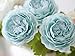 4 PCS Simulate bridal bouquet artificial silk flowers french peony in beautiful colours for home party wedding decor blue