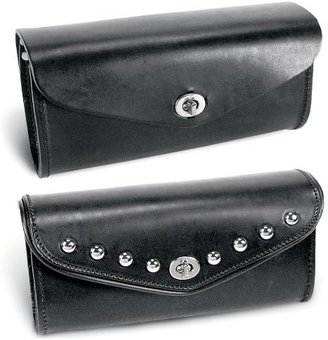 Carroll Leather H781SP Black Large Heavy Leather Saddlebag