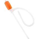 Luigi's Siphon Pump - Siphon Hose for Water &amp; Gasoline Fuel Transfer - Large Hand Water Pump for Squeezing Gas Lawn Mowers &amp; Manual Pumping Petrol Liquid Syphon Alcohol and more