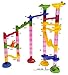 Marble Run Coaster 55 Big Elements Kit. 40 Building Blocks+15 Plastic Marbles.110 Tracks Length Genius Fun Set Learning Railway Construction. Classic DIY Toy for Family