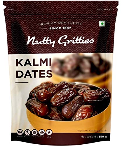 Nutty Gritties Premium Kalmi Dates, 350gms