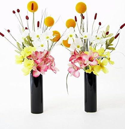 Amazon あーとみゆき オリジナル 秋の造花仏花 供花 コスモス 吾亦紅 左右１対 造花 オンライン通販