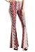 FASHIONOMICS Women's USA Fashion Boho Print & Solid Comfy Stretchy Bell Bottom Flare Palazzo Pants