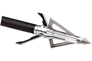 GRIM REAPER BROADHEADS GRIM REAPER 1503 Hybrid Broadhead 1 1/2" Cut, 100 Grain Broadheads for Crossbow and Archery, Premium Hunting Arrowheads with Fixed and Mechanical Blades