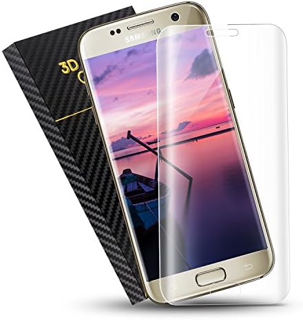 DigiBona Galaxy S7 Edge Screen Protector, 3D Curved bubble free Full Coverage Tempered Glass Screen Cover for Samsung Galaxy S7 Edge