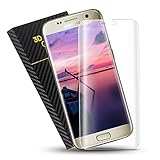 DigiBona Galaxy S7 Edge Screen Protector, 3D Curved bubble free Full Coverage Tempered Glass Screen Cover for Samsung Galaxy S7 Edge