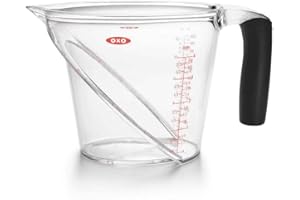 OXO GG 1050588BK Angled Measuring Cup, 4-Cup, Black
